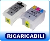 2 Cartucce ricaricabili compatibili per Epson Stylus Color 680