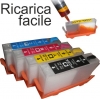 Cartucce ricaricabili per Hp 364
