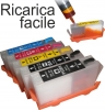 Cartucce ricaricabili per Hp 364 (no chip)
