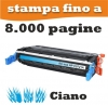 Toner compatibile per Hp serie 4600 - 4650  Ciano C9721A 