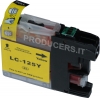 Cartuccia compatibile per Brother LC125XL (giallo)