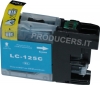 Cartuccia compatibile per Brother LC125XL (ciano)
