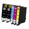 N° 5 Cartucce compatibili per Epson T3471 - T3472- T3473 - T3474