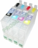 4 Cartucce Ricaricabili compatibili per Epson